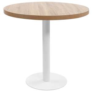 Bistro stolek světle hnědý 80 cm MDF
