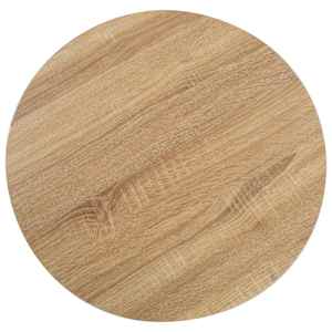 Bistro stolek světle hnědý 80 cm MDF - obrázek 2