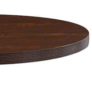 Bistro stolek tmavě hnědý 80 cm MDF - obrázek 4