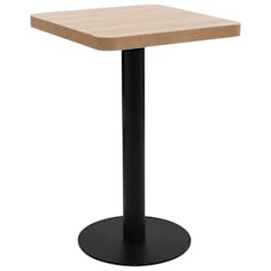Bistro stolek světle hnědý 50 x 50 cm MDF