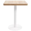 VidaXL Bistrotisch Hellbraun 60x60 Cm MDF | VidaXL.at