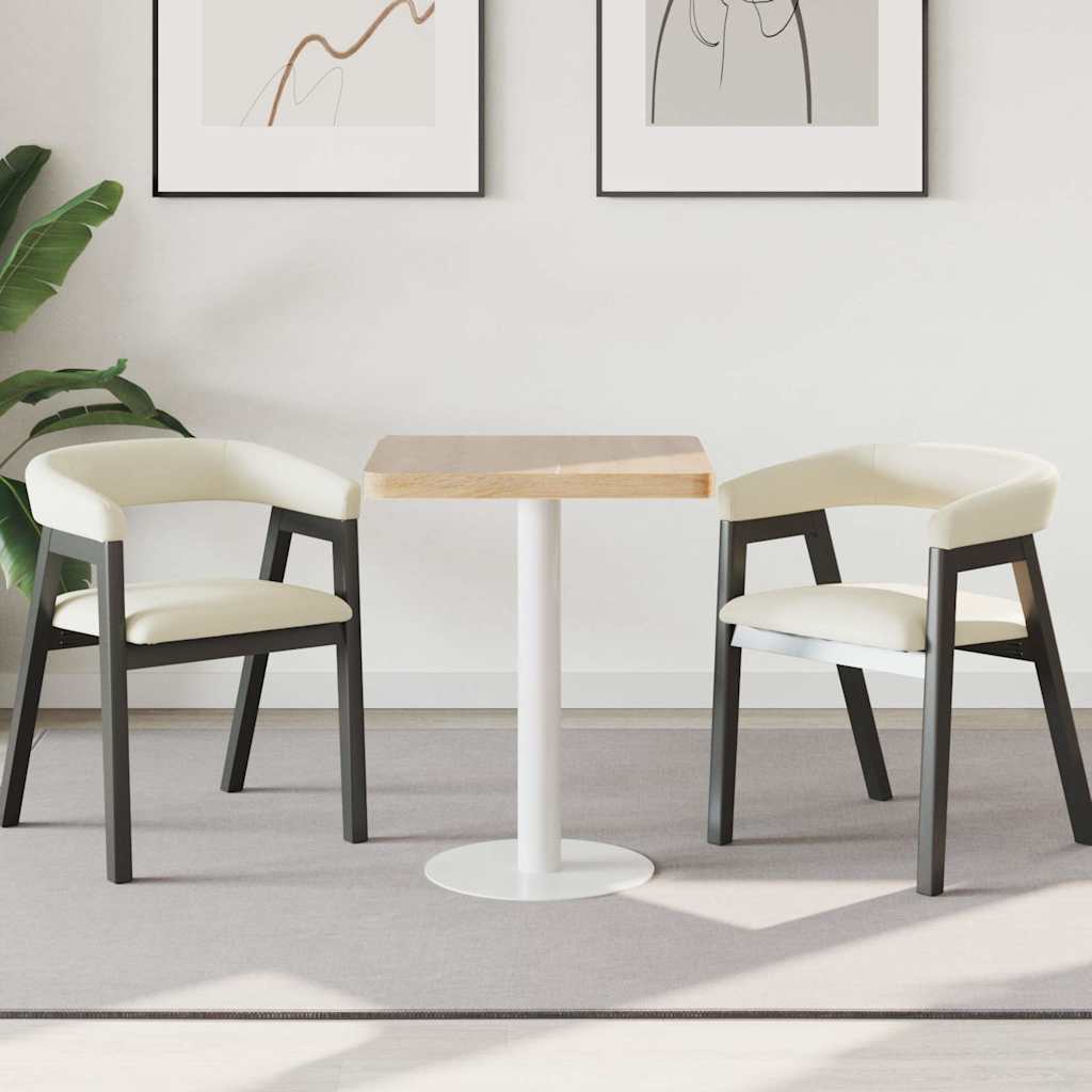 vidaXL Bistrobord ljusbrun 60X60 cm MDF