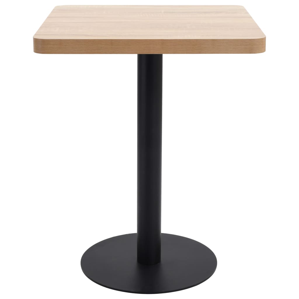 

vidaXL Bistrotafel 60x60 cm MDF lichtbruin