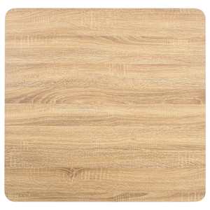 Bistro stolek světle hnědý 80 x 80 cm MDF - obrázek 3