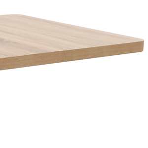 Bistro stolek světle hnědý 80 x 80 cm MDF - obrázek 4