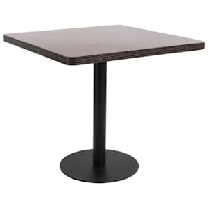 vidaXL bistroolaud, tumepruun, 80 x 80 cm, MDF