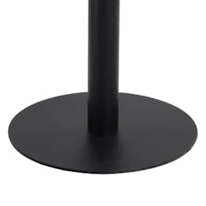 Bistro stolek tmavě hnědý 80 x 80 cm MDF - obrázek 5