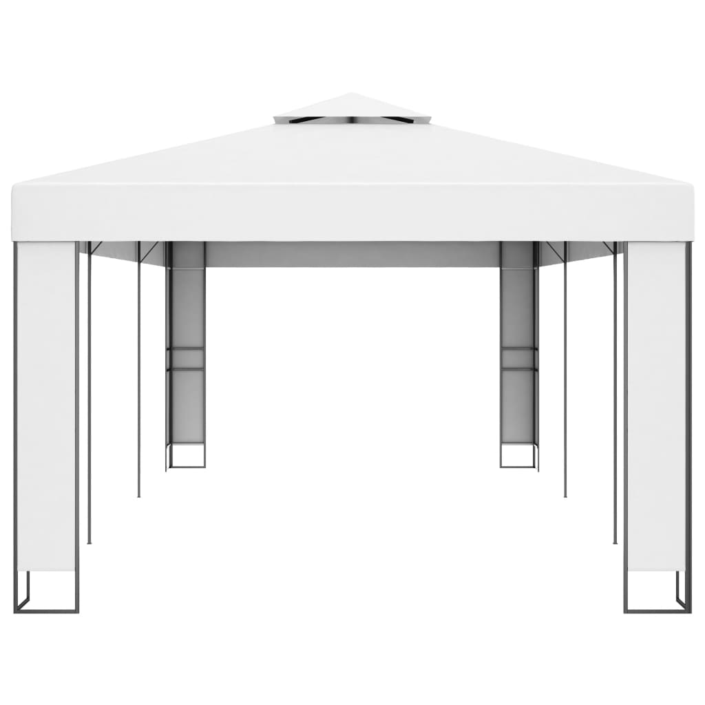 Thumbnail - vidaXL Pavillon mit Doppeldach 3 x 6 m Weiß