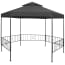  vidaXL antracitszürke kerti pavilon 323 x 275 x 265 cm termék 2. képe