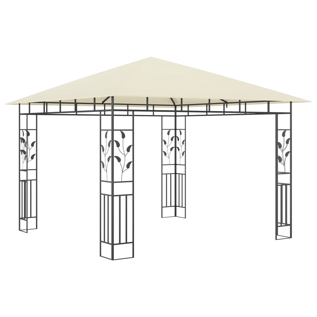 Pavilion cu plasă anti-țânțari, crem, 3x3x2,73 m, 180 g/m²