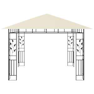 Altán s moskytiérou 3 x 3 x 2,73 m krémový 180 g/m² - obrázek 4