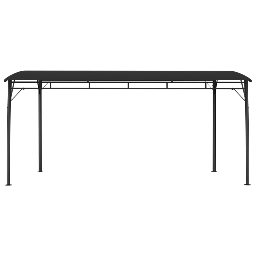 vidaXL Zonneluifel 4x3x2,55 m antracietkleurig afbeelding
