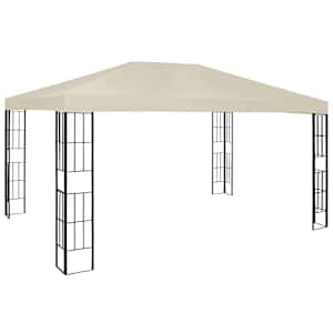 vidaXL varjualune 3 x 4 m, kreemjasvalge