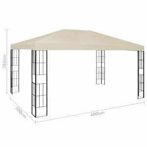 Altán 3 x 4 m krémový - obrázek 7