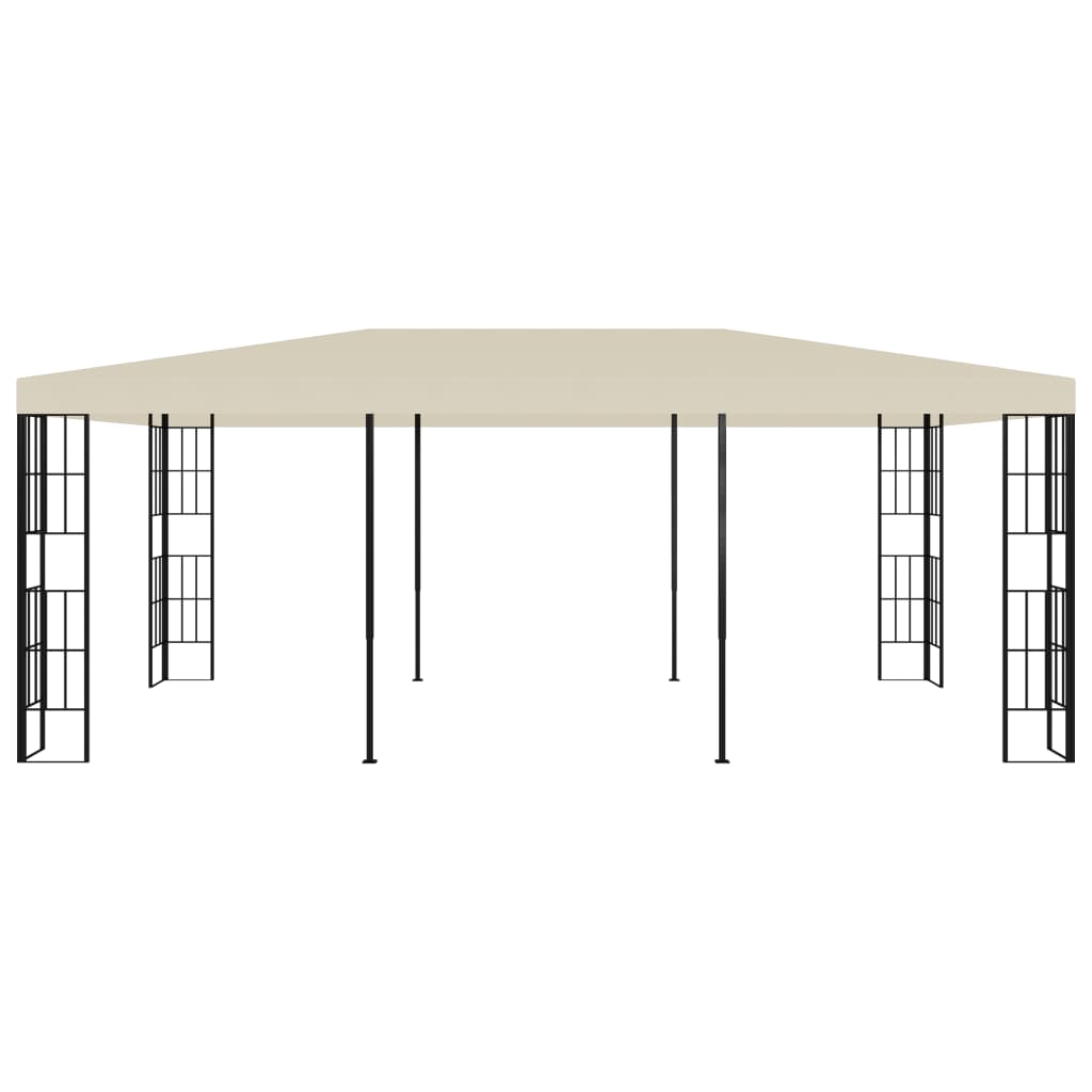 vidaXL Pavilion, crem, 3 x 6 m