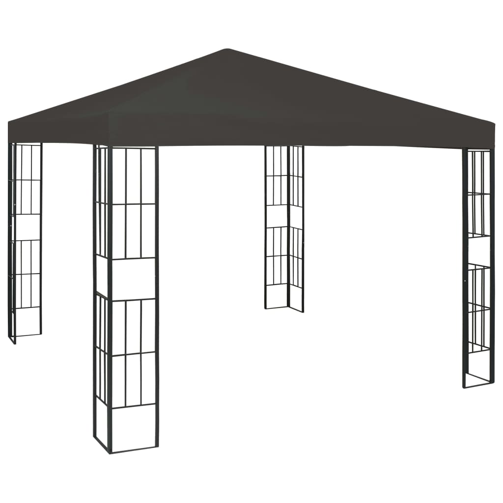 vidaXL Pavilion, antracit, 3 x 3 m