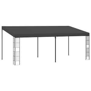 Paviljon za namestitev na steno 3x6 m antracit iz blaga