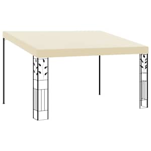 vidaXL seinale kinnitatav varjualune 4 x 3 x 2,5 m, kreemjas