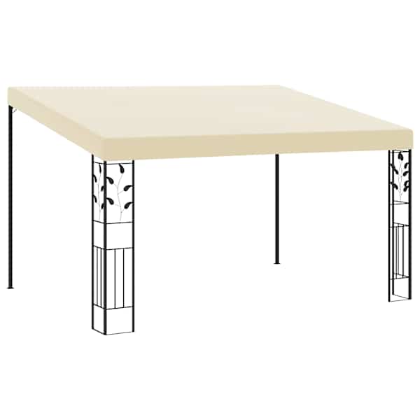 vidaXL seinale kinnitatav varjualune 4 x 3 x 2,5 m, kreemjas