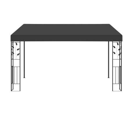 vidaXL Gazebo a Parete 4x3x2,5 m Antracite