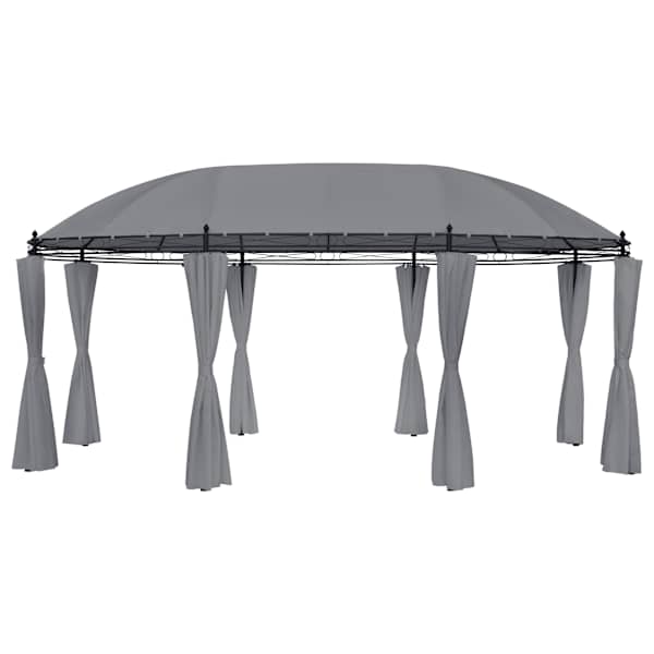 vidaXL kardinatega varikatus, 520x349x255 cm antratsiithall