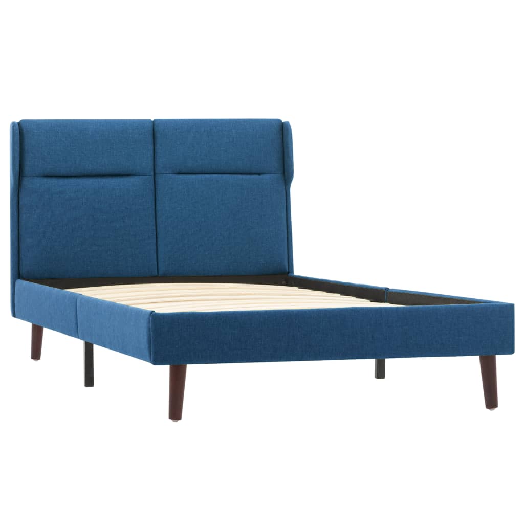 

vidaXL Bedframe stof blauw 100x200 cm