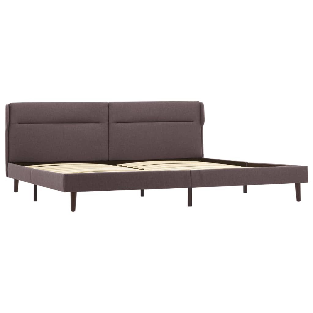 

vidaXL Bedframe stof taupe 140x200 cm