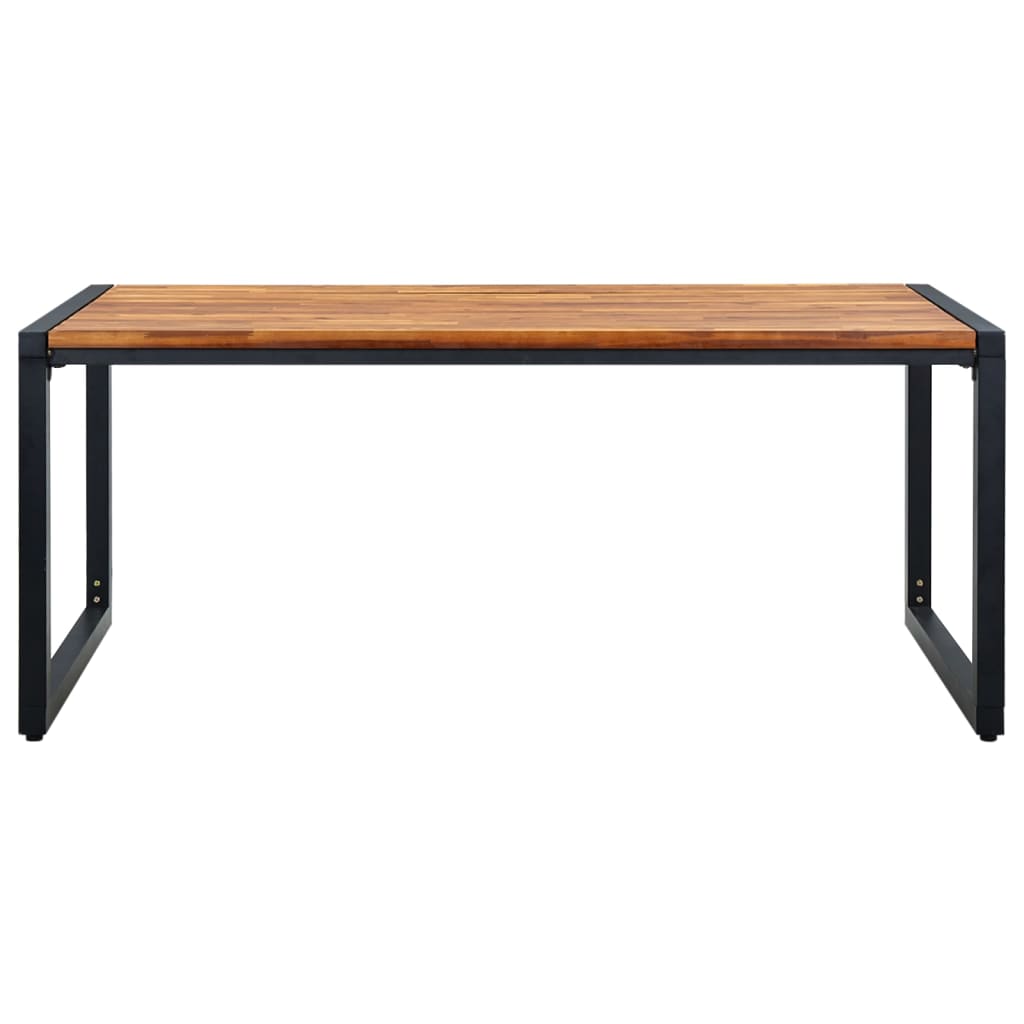 

vidaXL Tuintafel met U-vormige poten 180x90x75 cm massief acaciahout