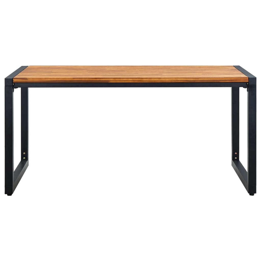 

vidaXL Tuintafel met U-vormige poten 160x80x75 cm massief acaciahout