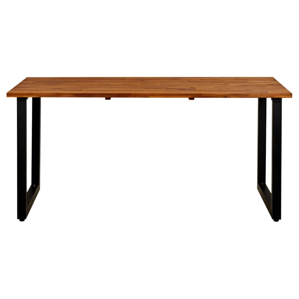 

vidaXL Tuintafel met U-vormige poten 160x80x75 cm massief acaciahout
