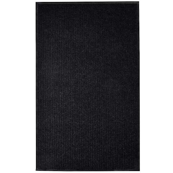 vidaXL uksematt, must, 117 x 220 cm, PVC