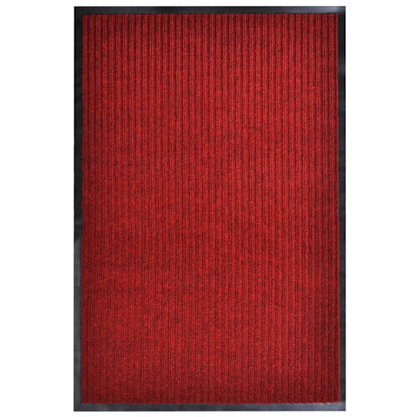 vidaXL uksematt, punane, 117 x 220 cm, PVC