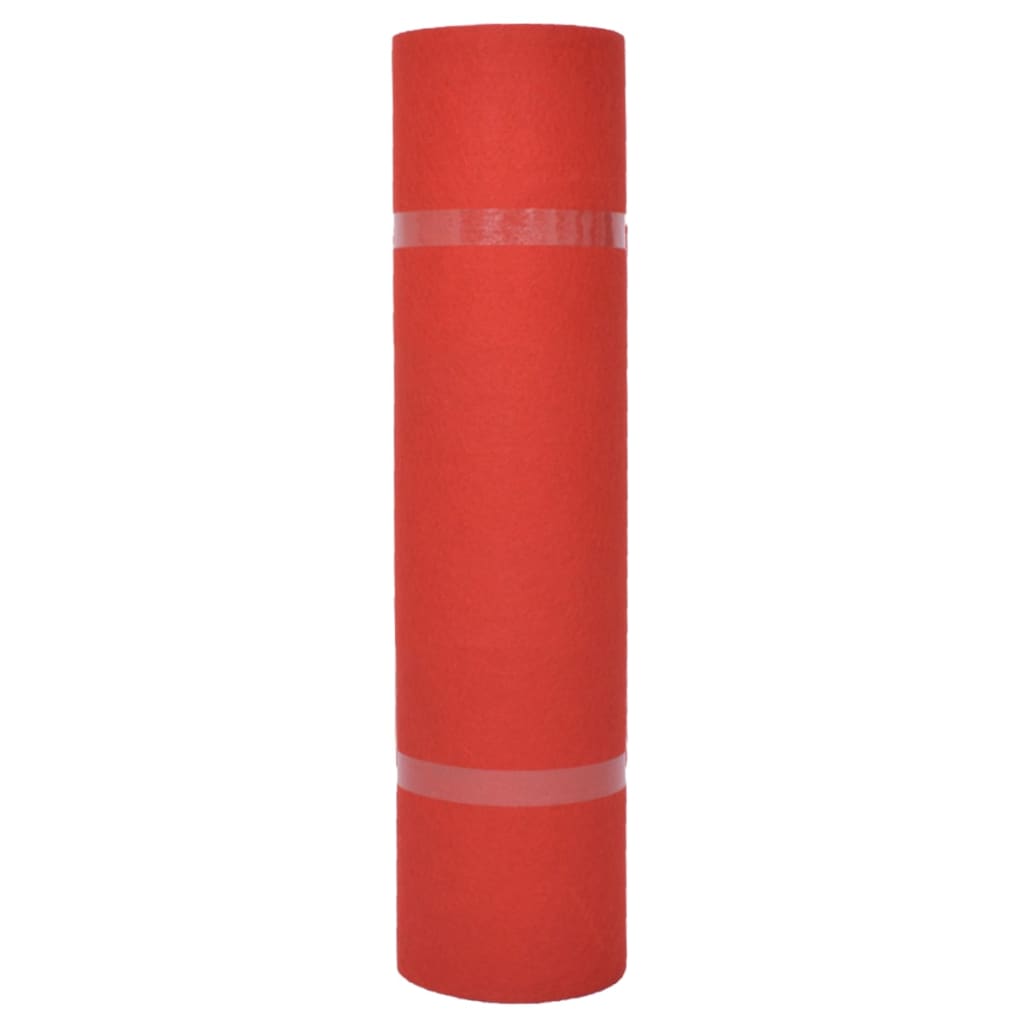 vidaXL Covor pentru expoziții simplu, roșu, 1,2x12 m