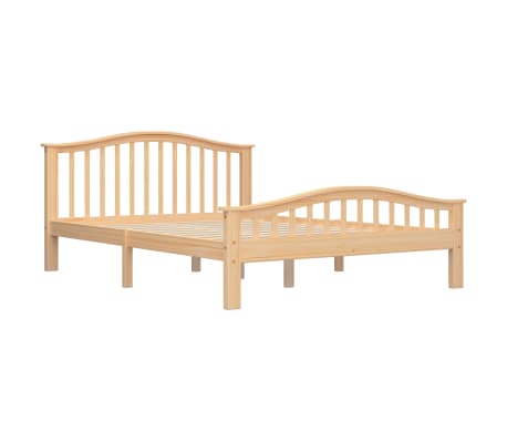 vidaXL Bed Frame Solid Pinewood 140x200 cm