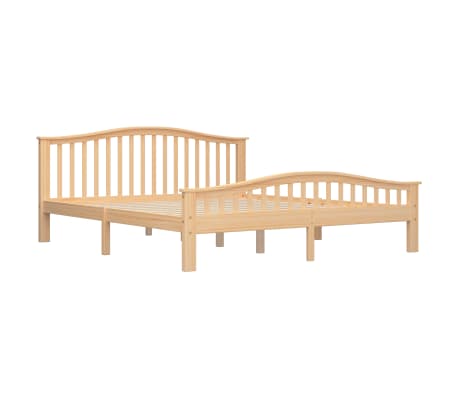 vidaXL Estructura de cama de madera maciza de pino 180x200 cm