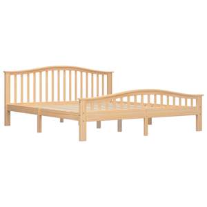 vidaXL Lovos rėmas, 180x200cm, pušies medienos masyvas