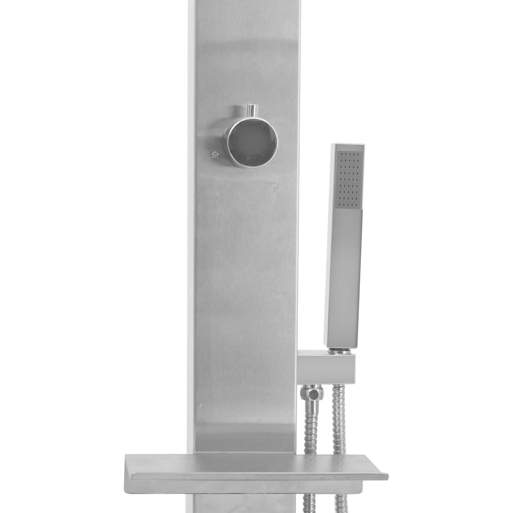 Douche D'extérieur Acier Inoxydable Droit VidaXL 18 width=274