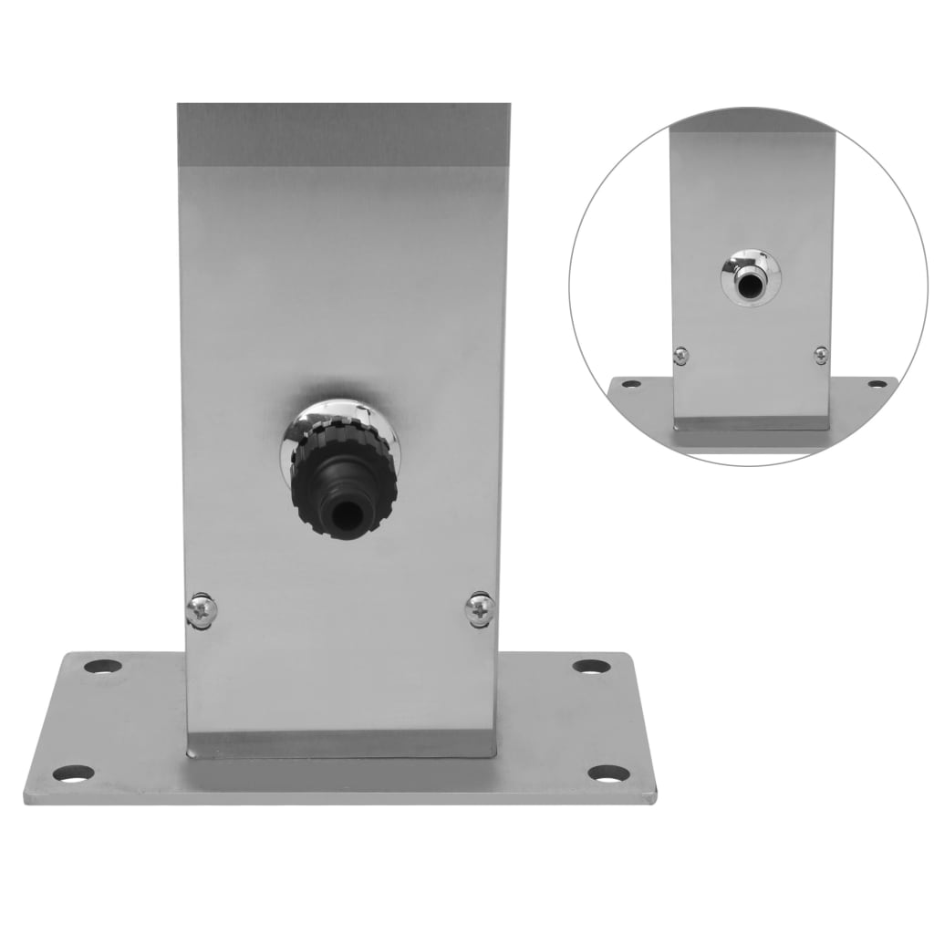 Douche D'extérieur Acier Inoxydable Droit VidaXL 21 width=274