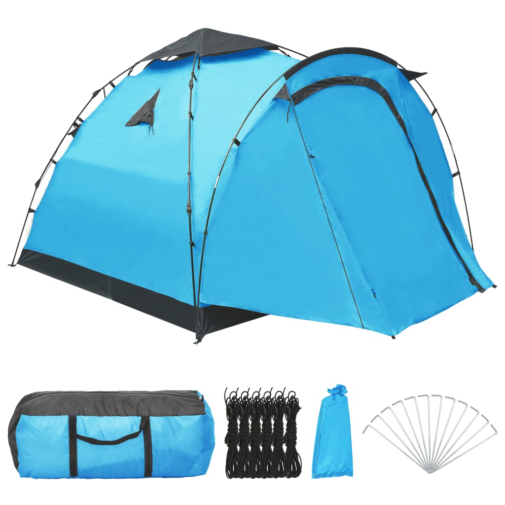 

vidaXL Tent pop-up 3-persoons blauw