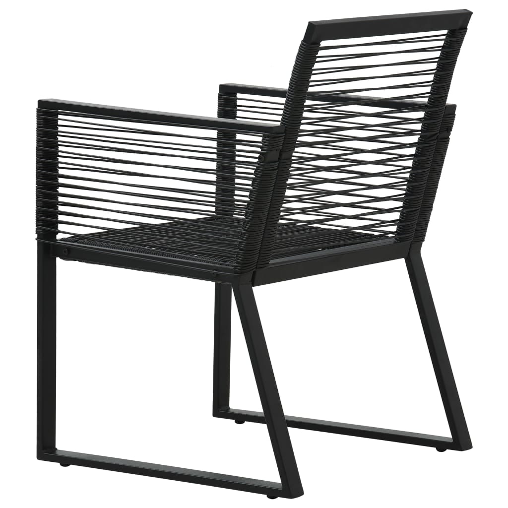 Garden Chairs 2 Pcs Black PVC Rattan VidaXL 16 width=274