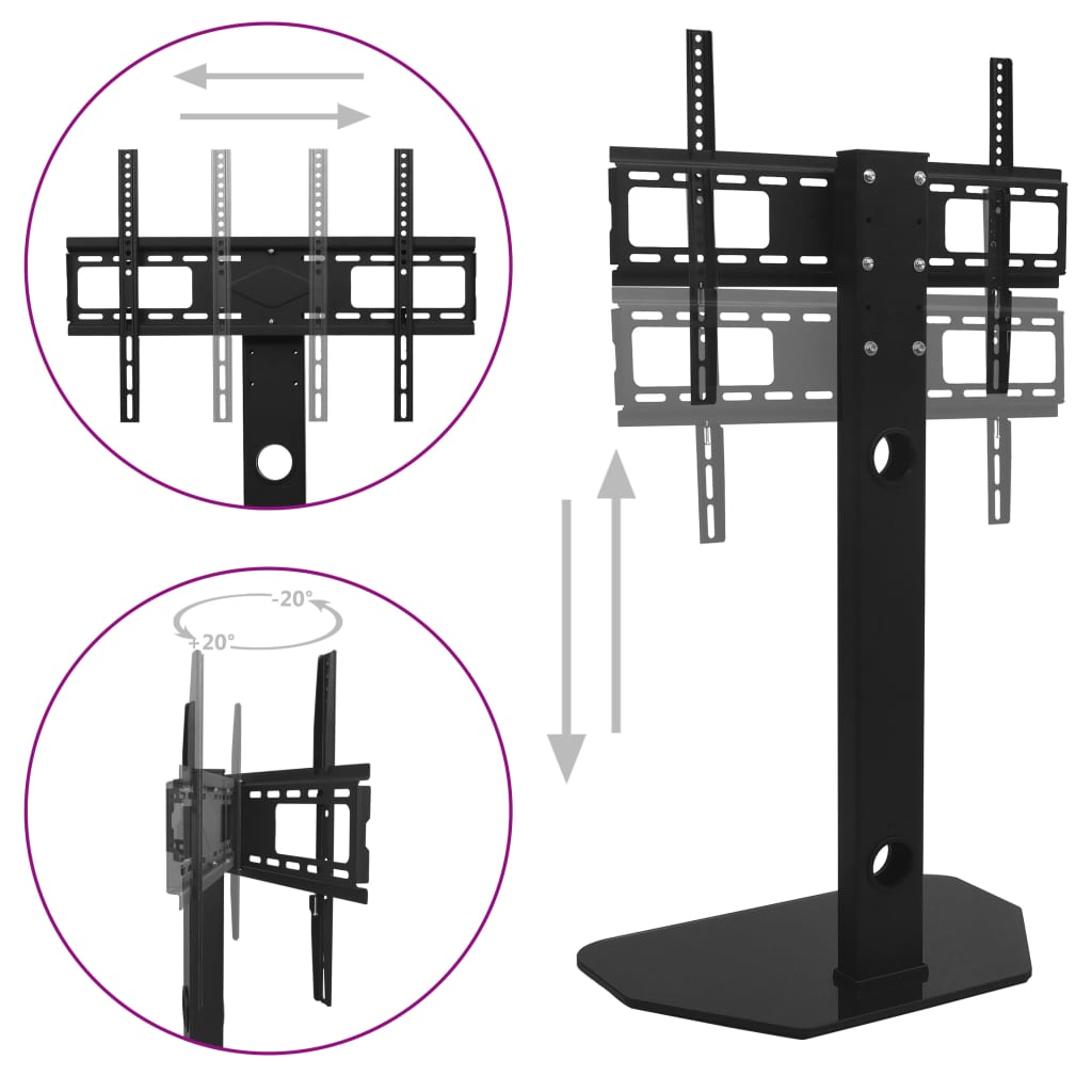 Forgatható álló TV-tartó konzol VESA 400 x 400 mm 