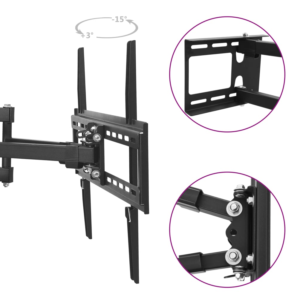 

vidaXL Tv-hoekbeugel full-motion 23"-65