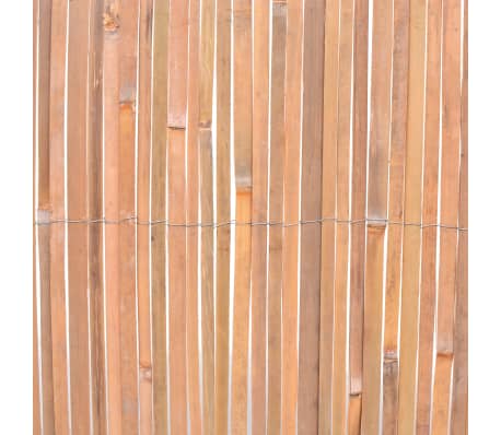 vidaXL Bamboo Fence 125x400 cm