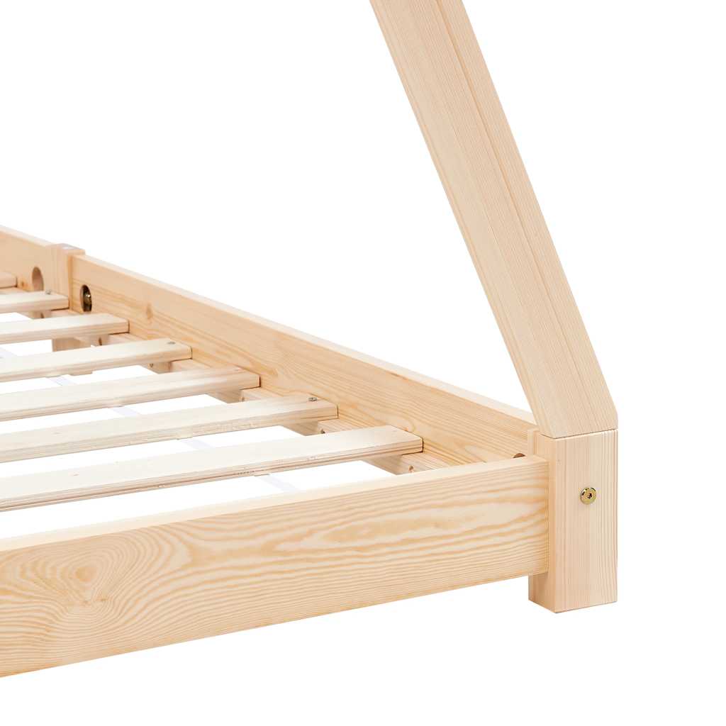 Kids Bed Frame Solid Pine Wood 70x140 Cm VidaXL 17 width=274