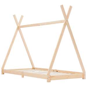 Rám dětské postele masivní borové dřevo 90 x 200 cm - obrázek 2