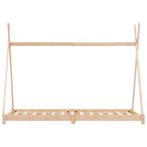Rám dětské postele masivní borové dřevo 90 x 200 cm - obrázek 3