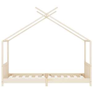 Rám dětské postele masivní borové dřevo 90 x 200 cm - obrázek 4
