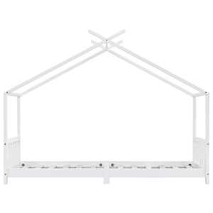 Rám dětské postele bílý masivní borové dřevo 90 x 200 cm - obrázek 4