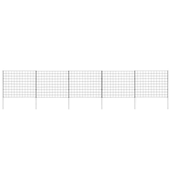 vidaXL piirdeaia komplekt 77,5 x 64 cm roheline