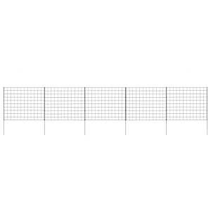 Zahradní plot 77,5 x 64 cm zelený